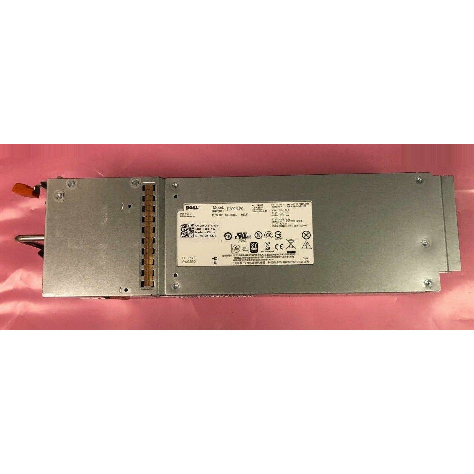 DELL 0NFCG1  -  H600E-S0   (HP-S6002E0  01LF) POWER SUPPLY Fonte - AloinfoUSA