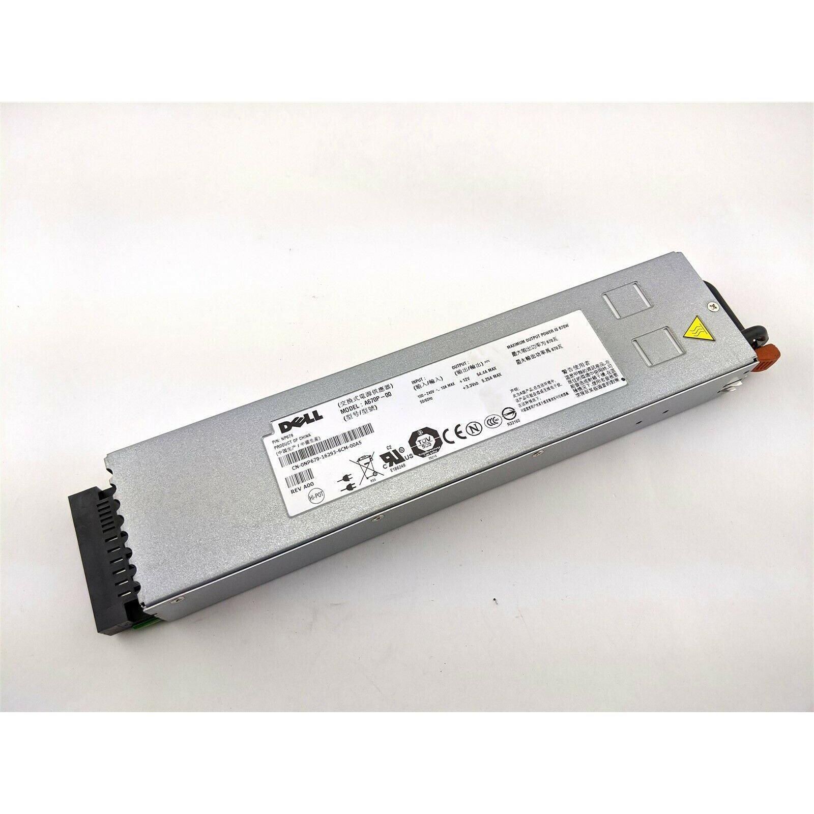 Dell A670P-00 H Plug 670 Watt Poweredge 1950 Redundant Power Supply Slot Module - AloinfoUSA