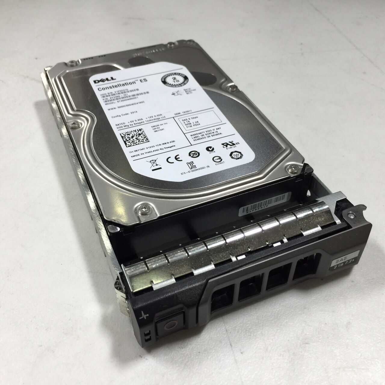 Dell Enterprise 2TB 7.2K 6Gbps SAS 3.5" HDD R510 R520 R710 R720 MD1200 MD3200 - AloinfoUSA