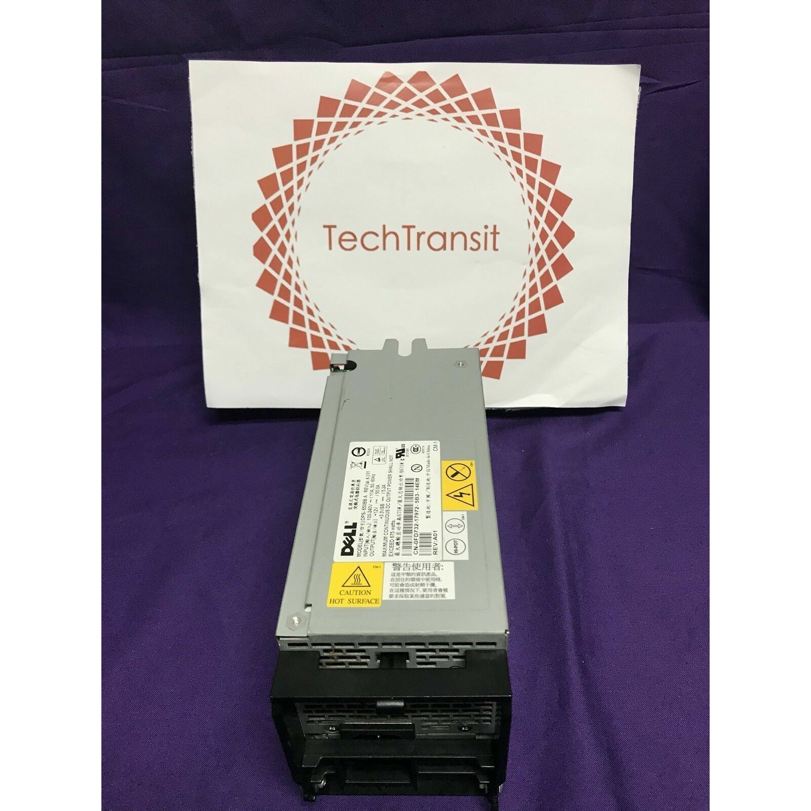 Dell FD732 DPS- 650BB A Poweredge 1800 Power Supply 675W Power Supply - AloinfoUSA