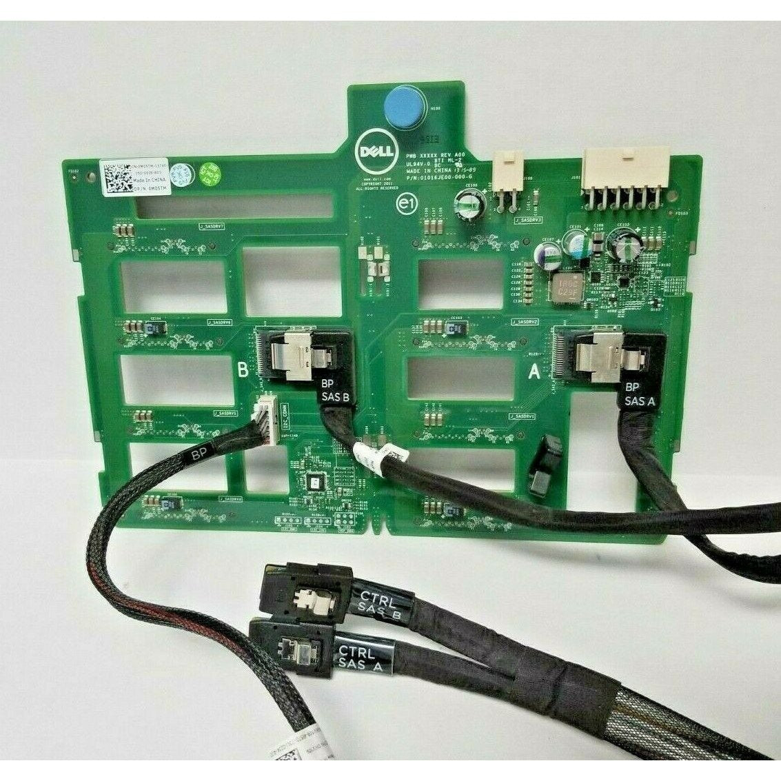 Dell Poweredge T320 T420 T620 - 0M05TM  SAS-Backplane 8 Bay x 3.5"  w/Cables  658759245618 - AloinfoUSA