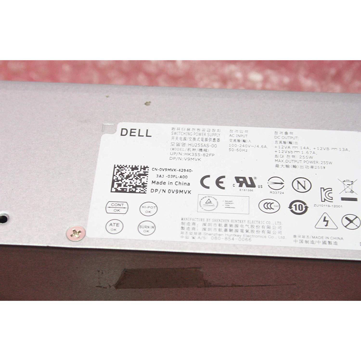 Dell V9MVK OptiPlex 3020 9020 PRECISION T1700 SFF 255w Power Supply AC255AS-00 Fuente - AloinfoUSA