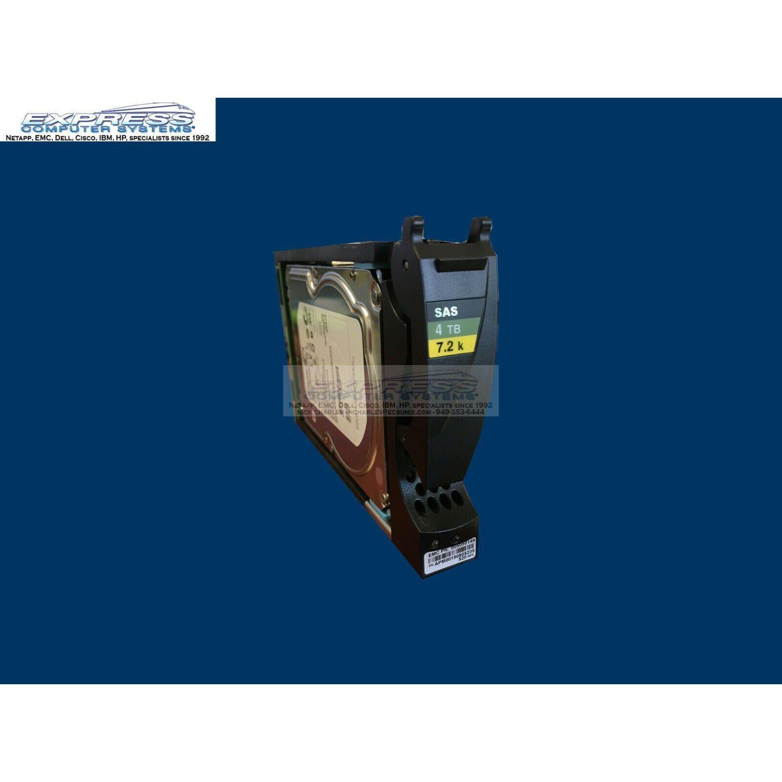 EMC 4TB NL SAS 7.2k VNX V3-VS07-040 for VNX5100 V31-DAE-N-15 V31-DAE-R-15 - AloinfoUSA