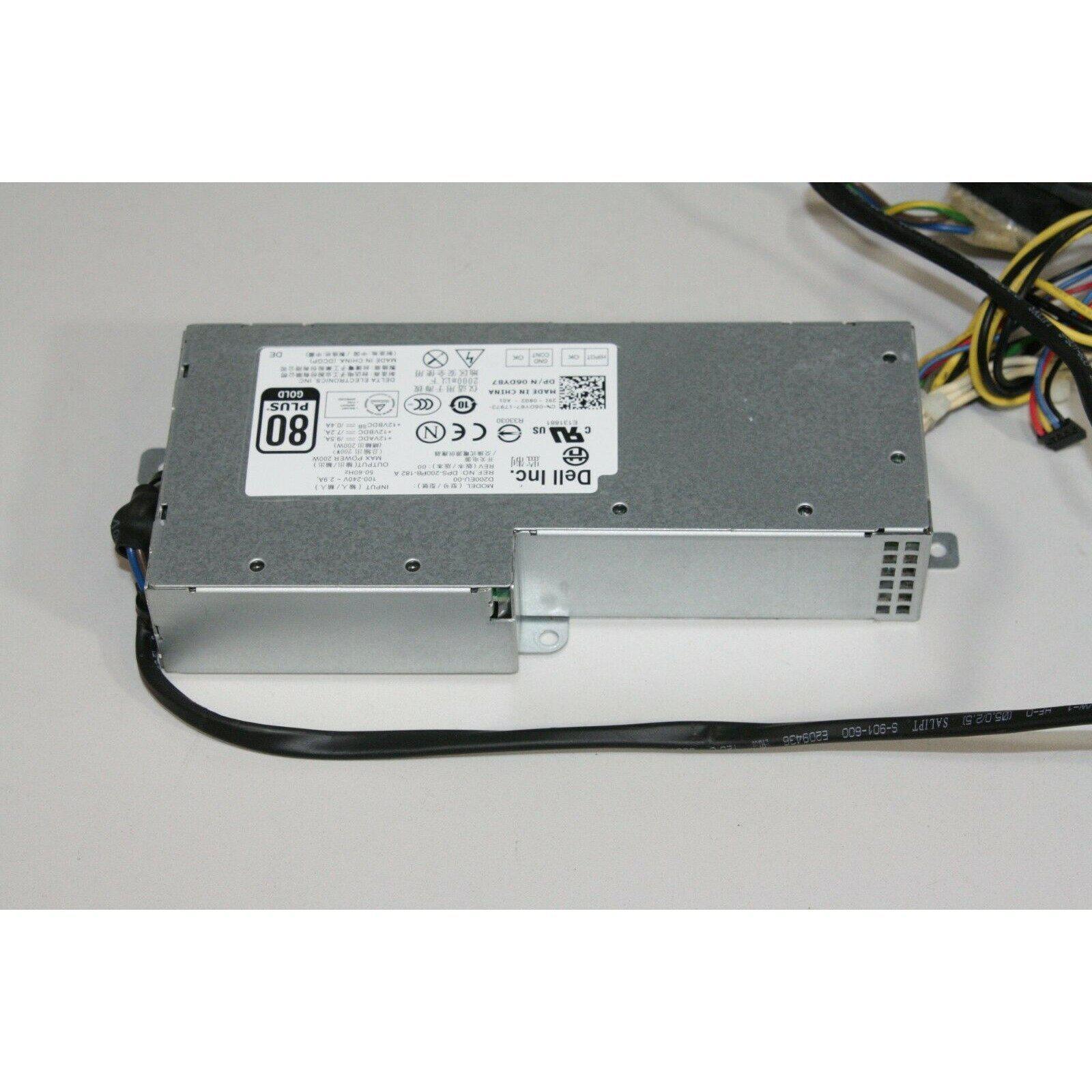 Genuine 200W Power Supply For Optiplex 9010 All-in-One PC D200EU-00 6DY87 dps-200pb-182 a 06dy87 Fuente - AloinfoUSA
