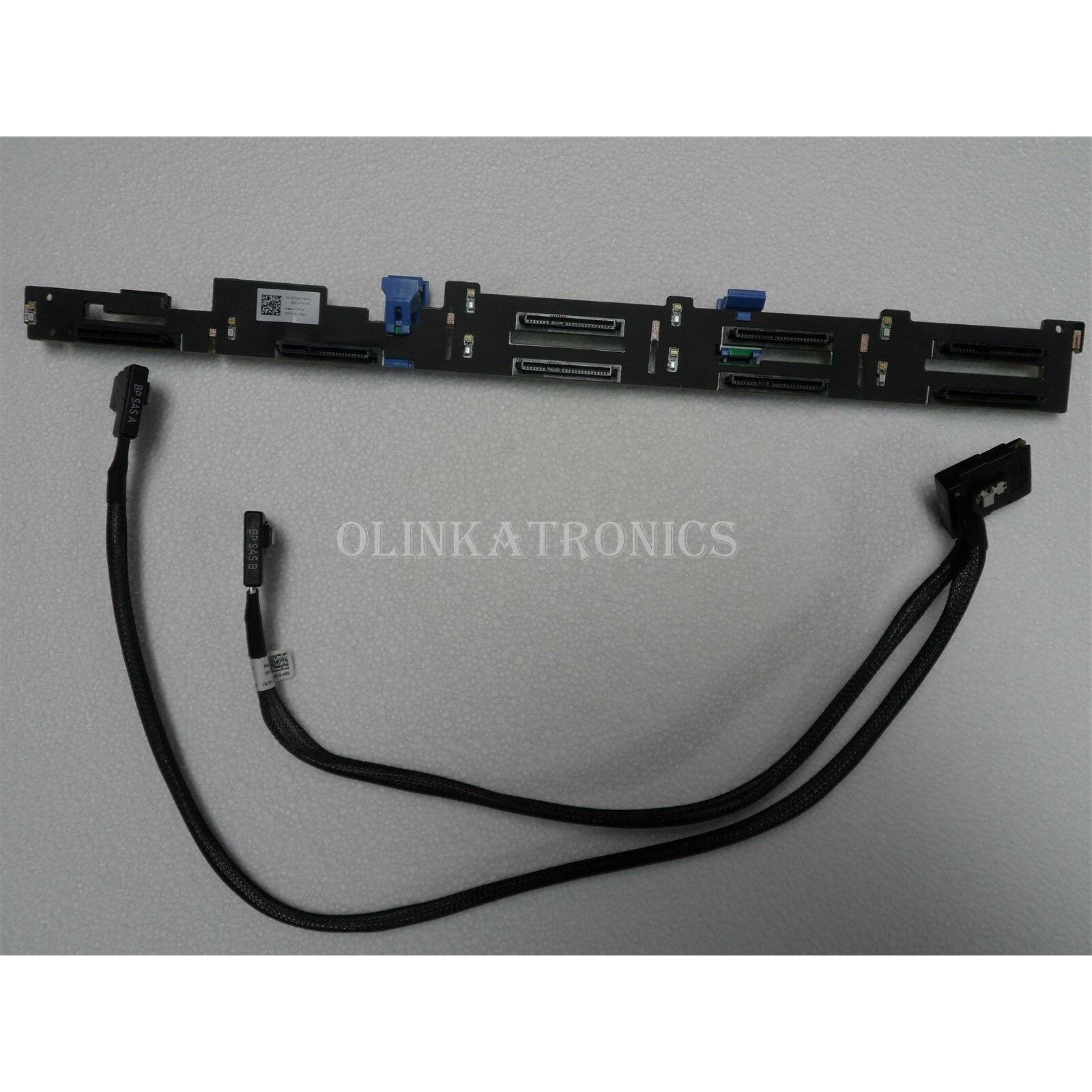 HDD 8 BAY BACKPLANE UPGRADE KIT SAS SATA DELL POWEREDGE R620 SERVER KVGG1 TK2VY - AloinfoUSA