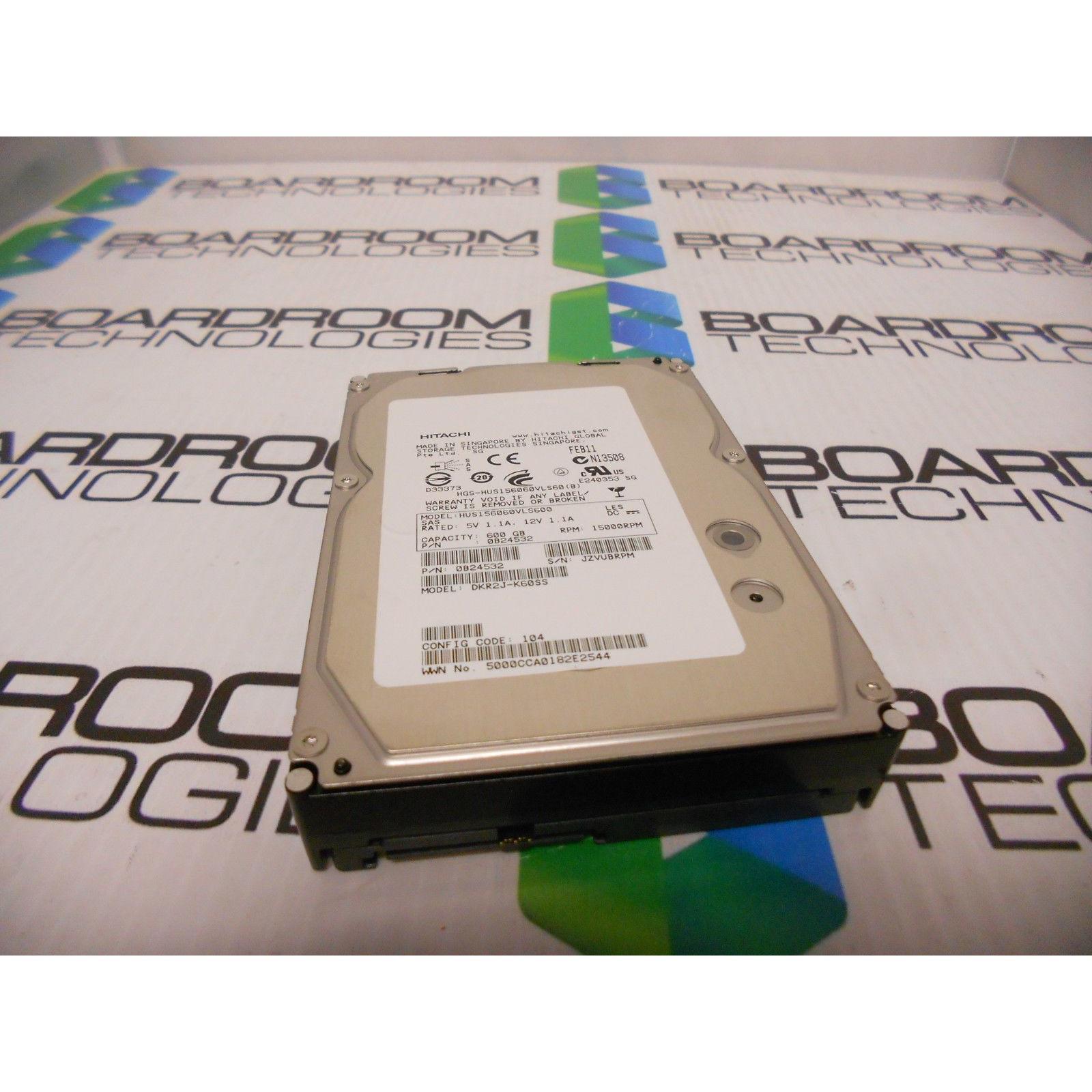 Hitachi HGST HUS156060VLS600 600GB 15K 3.5" HDD SAS Server Storage Hard Drive 695976751898 - AloinfoUSA