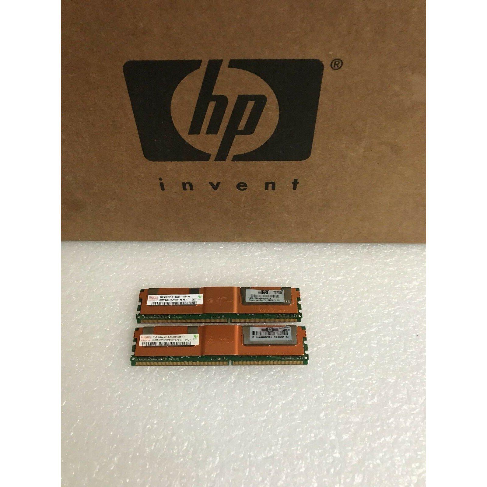 HP 397413-B21/398707-051 4gb (2X2gb) PC2 5300 memory kit - AloinfoUSA