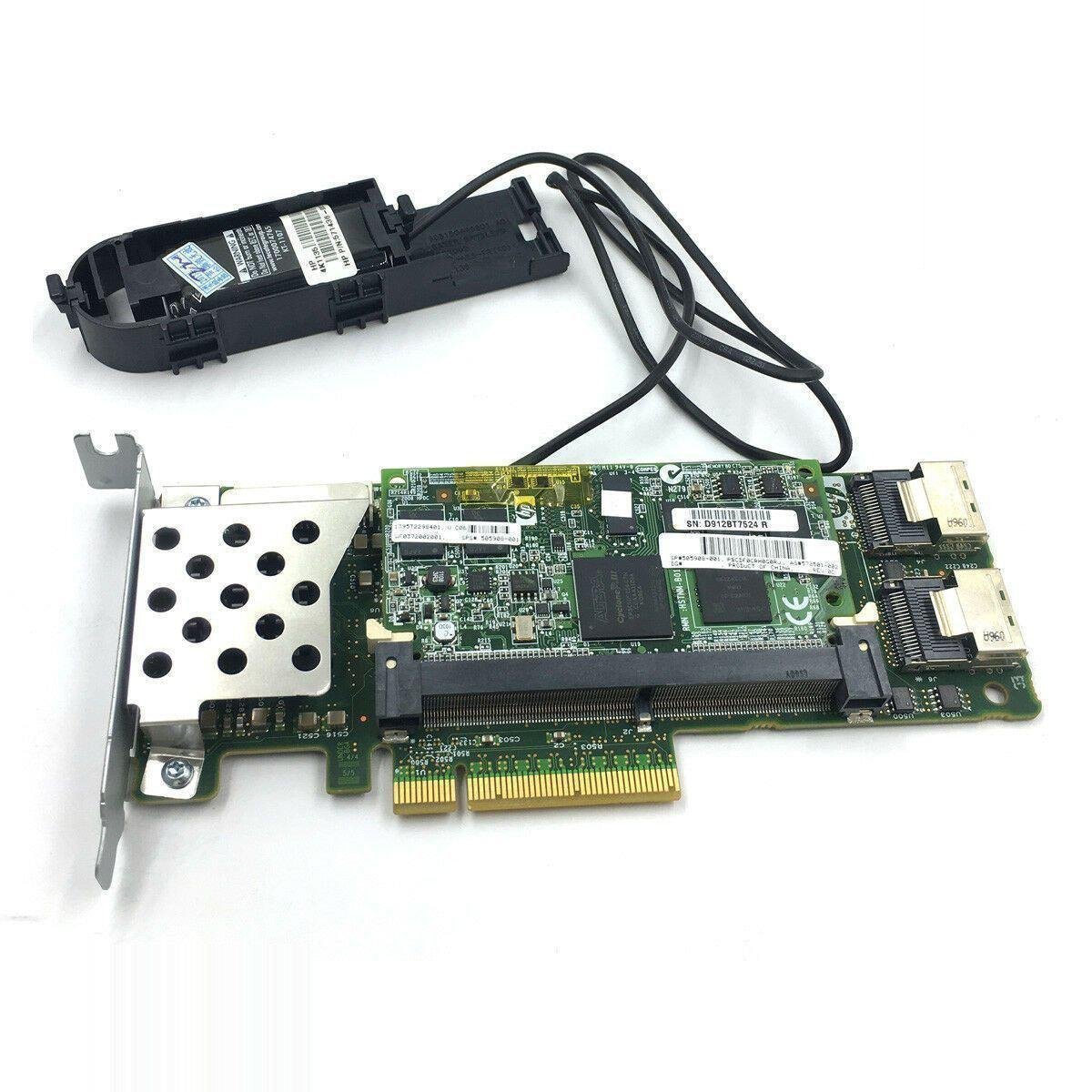 HP 572532-B21 Smart Array P410 512 MB FBWC controller raid + 571436-002 Battery 884962119556 - AloinfoUSA