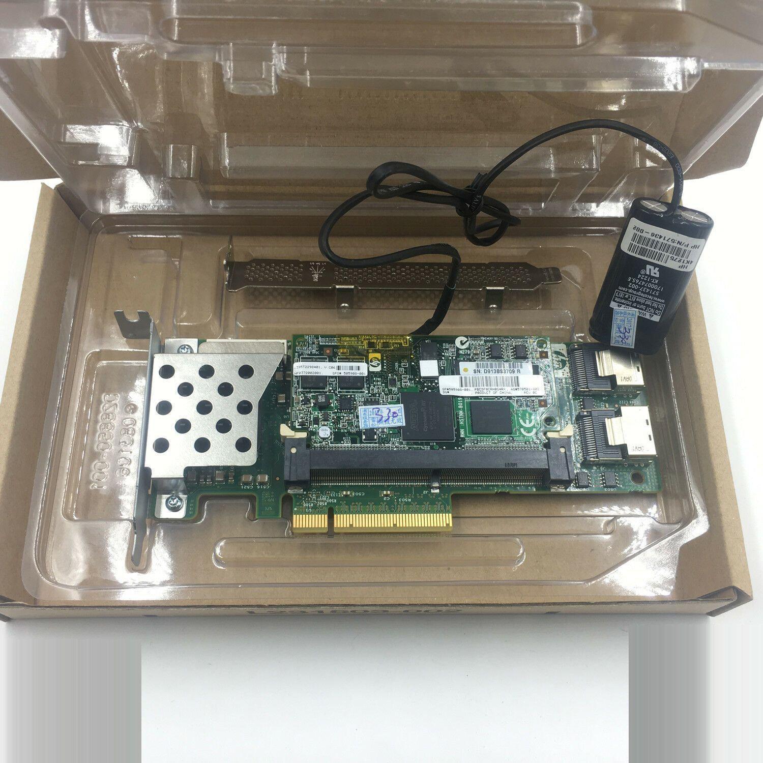 HP 572532-B21 Smart Array P410 512 MB FBWC controller raid + 571436-002 Battery 884962119556 - AloinfoUSA