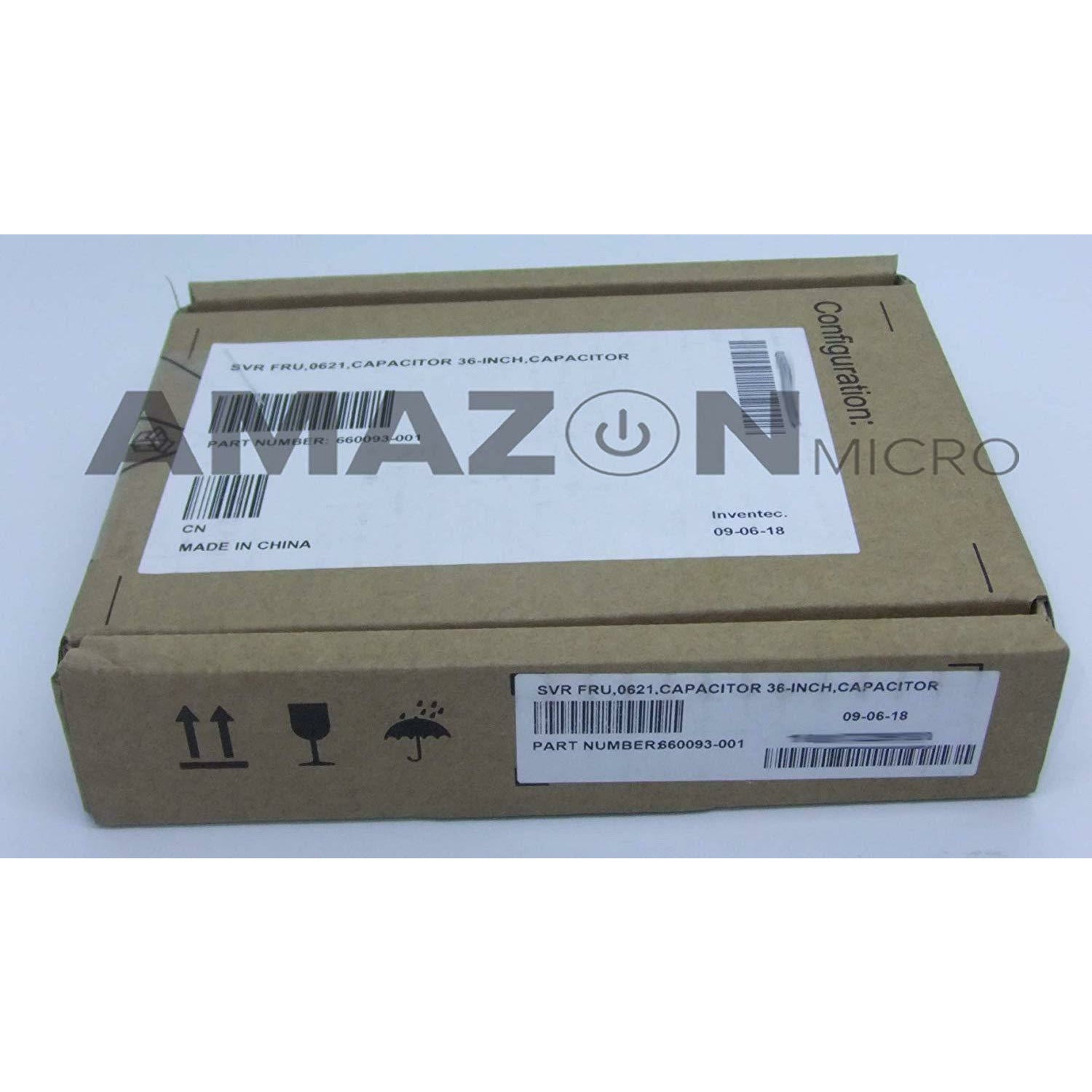 HP 660093-001 Capacitor Pack with 914mm (36 Inches) Long Cable - Provides Backup Power to the Flash-Backed Write Cache (FBWC) Memory Module for up to 80 Seconds in the Event of a System Power Failure - For Use with Smart Array Controllers - AloinfoUSA