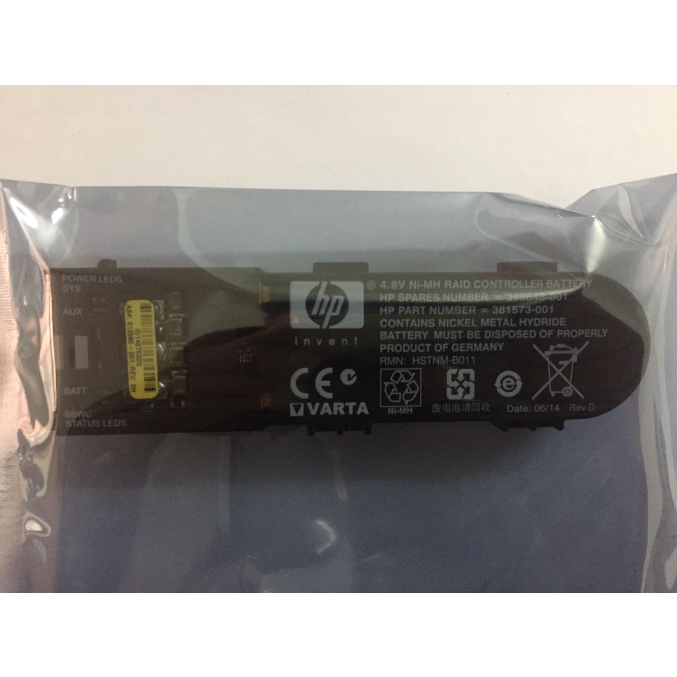 HP Battery 381573-001 398648-001 for Smart Array P400 P600 P800   2012 13 14 15 Bateria 4052777043359 - AloinfoUSA