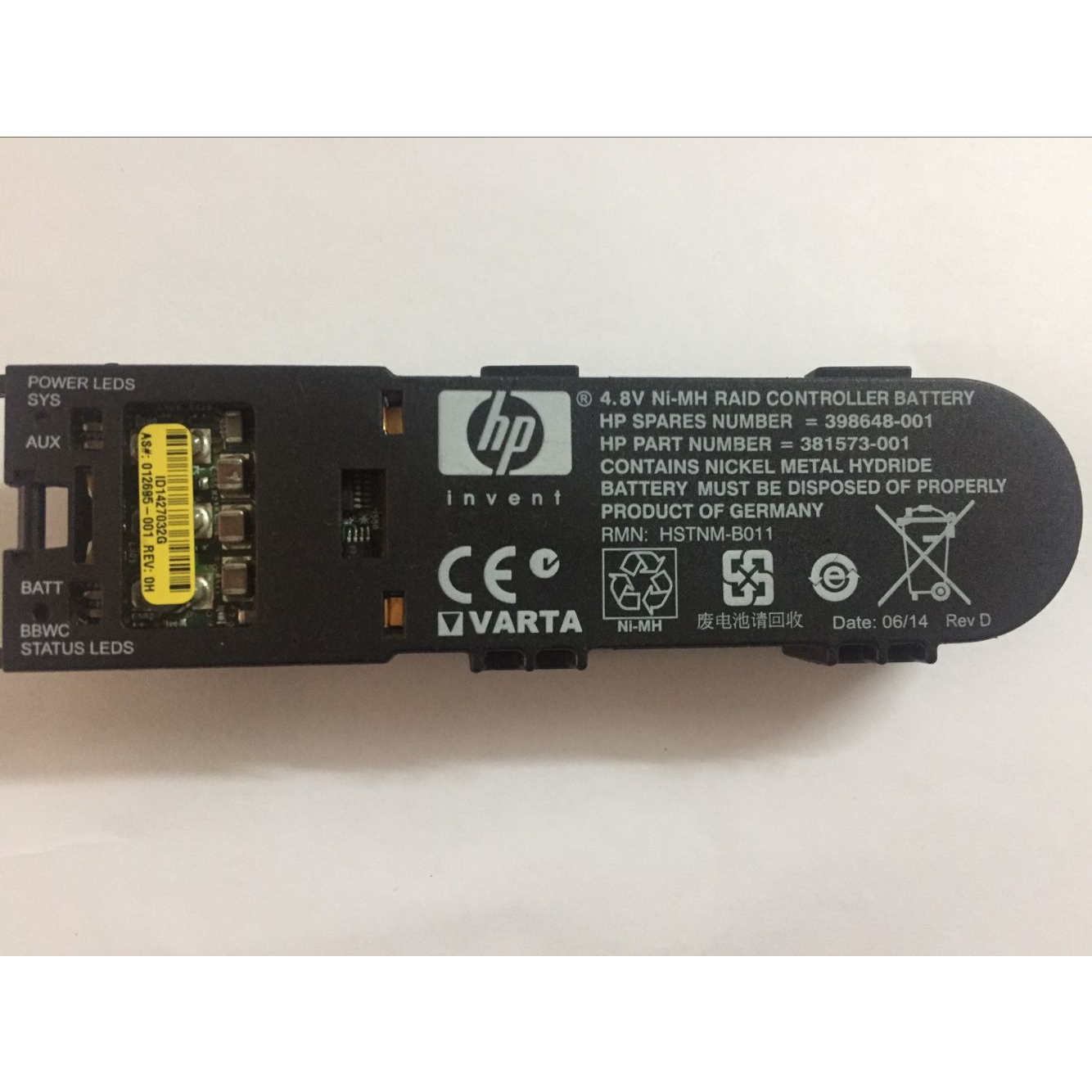 HP Battery 381573-001 398648-001 for Smart Array P400 P600 P800   2012 13 14 15 Bateria 4052777043359 - AloinfoUSA