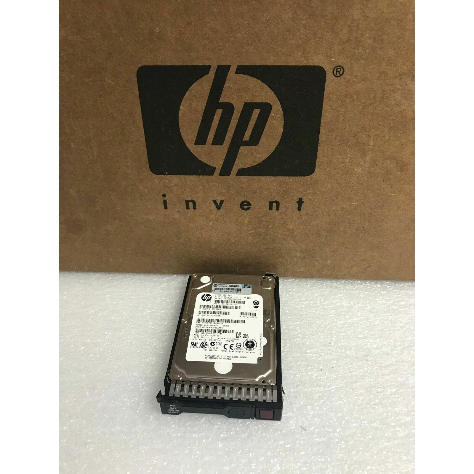 HP EG0300FBDSP 599476-001 300GB 10K 2.5" SAS SC HARD DRIVE G8 - AloinfoUSA