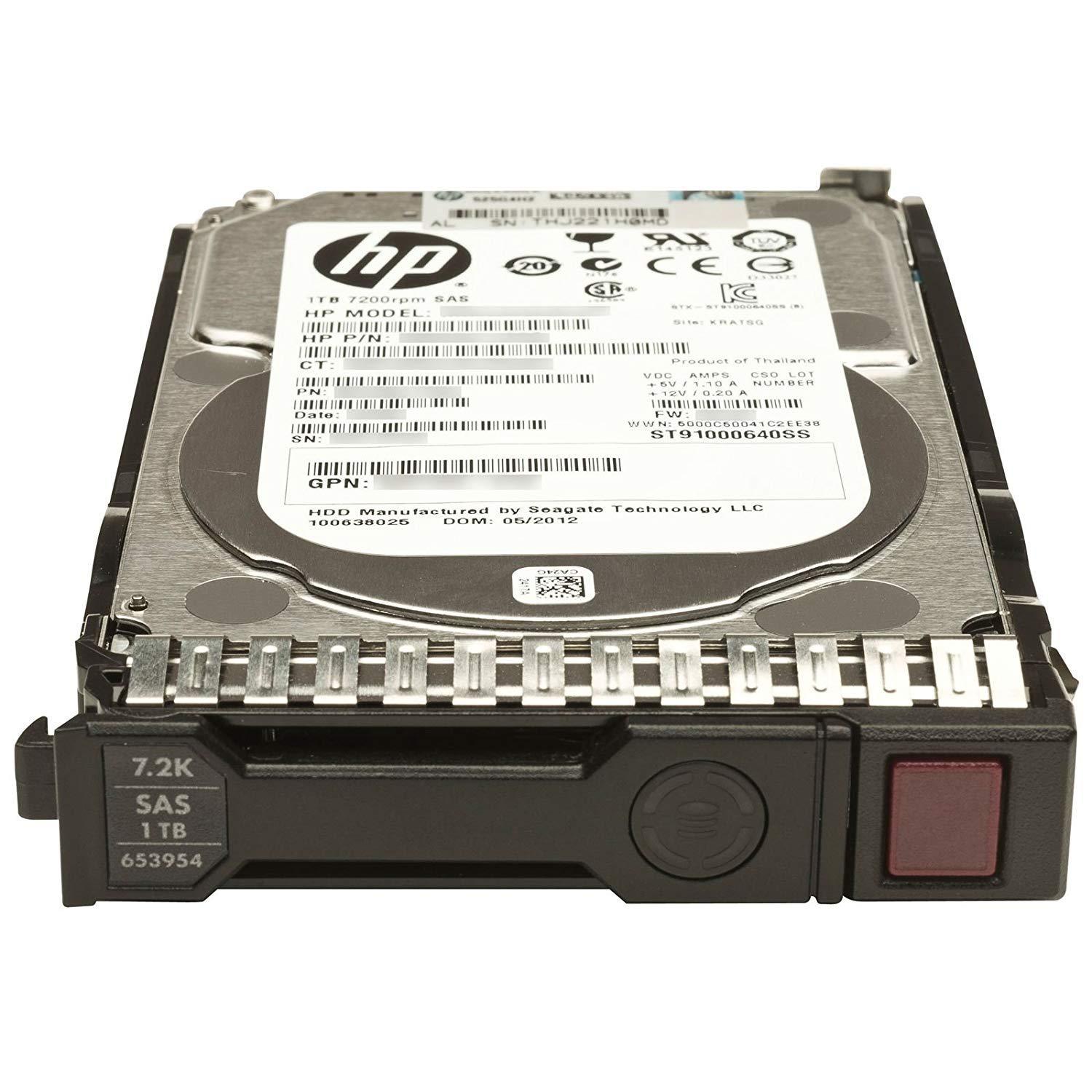 HP ISS 652749-B21 1TB 6G SAS 7.2K rpm SFF Gen8 - AloinfoUSA