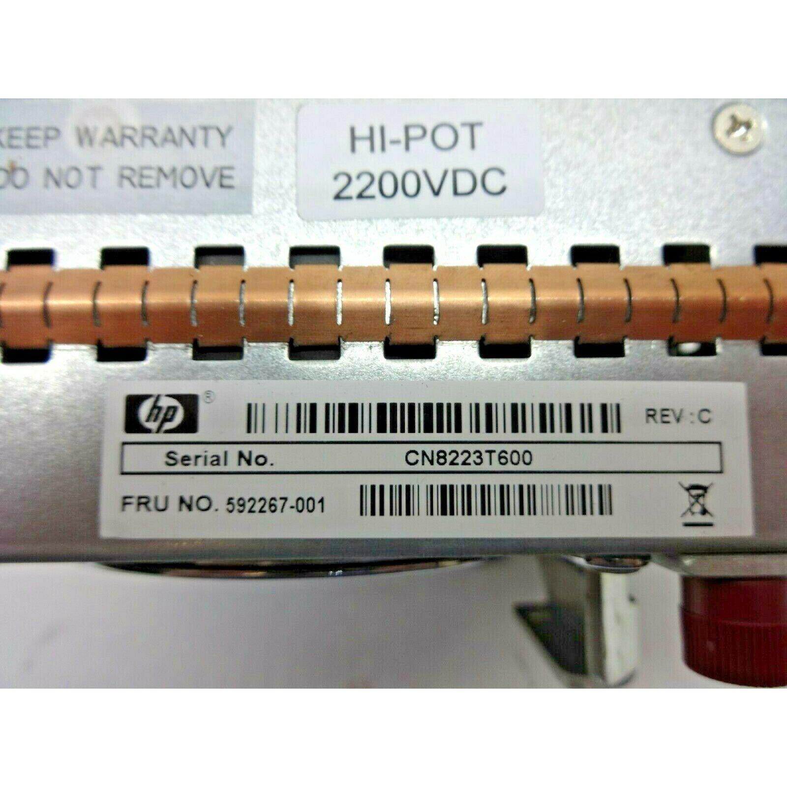 HP StorageWorks MSA2000 573W Server Power Supply 592267-001 Fonte - AloinfoUSA