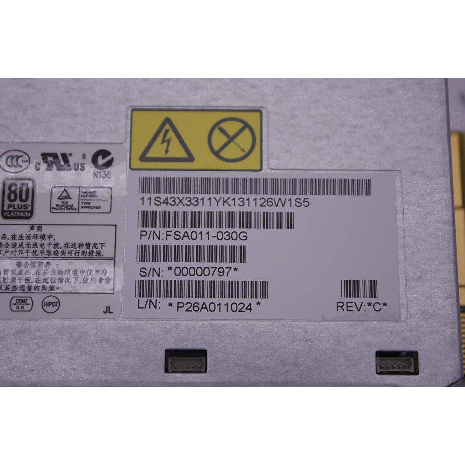 IBM SystemX FSA011 Server High Efficiency 550 Watt Power Supply 43X3312 43X3311 - AloinfoUSA