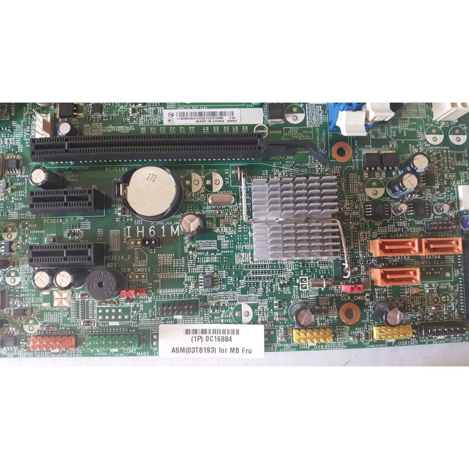 Lenovo ThinkCentre M72e IH61M LGA1155 Intel Motherboard #03T8193 - AloinfoUSA