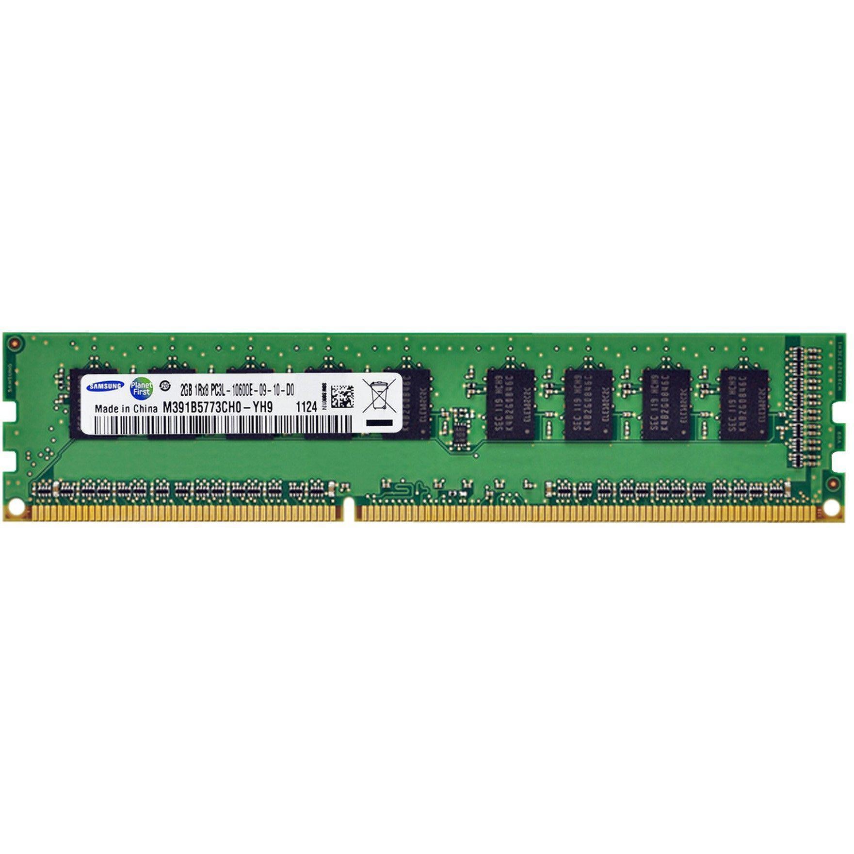 Memória 2GB (1Rx8) 1333MHz 240-Pin ECC UDIMM PC3-10600 M391B5773CH0-YH9 - AloinfoUSA