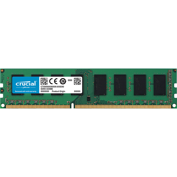 Memoria 8GB (1Rx4) DDR3 1600MHz 240-Pin ECC UDIMM PC3-12800 para Dell CT3638943 - AloinfoUSA