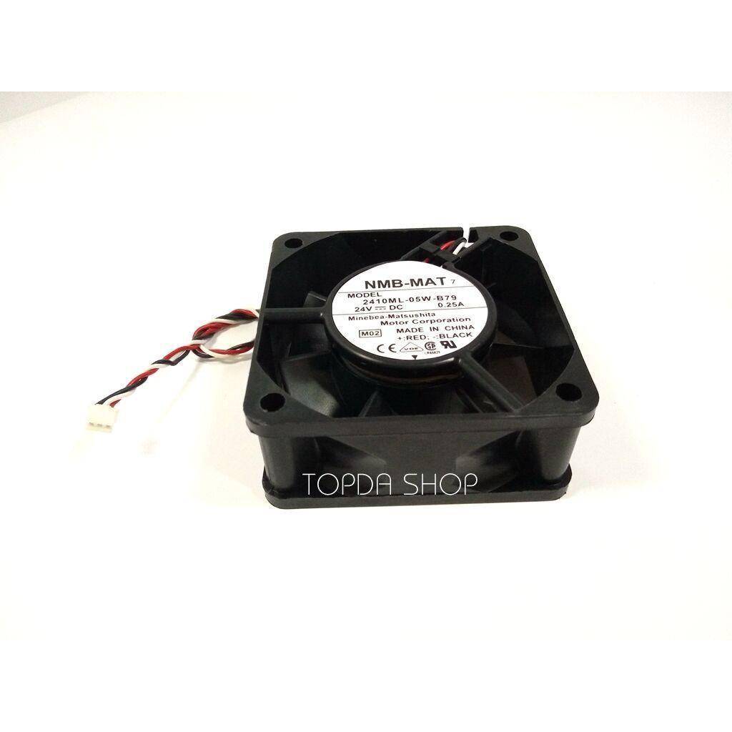 NMB 2410ML-05W-B79 Inverter cooling fan DC24V 0.25A 4.56W 60*60*25MM 3pin 819599205297 - AloinfoUSA