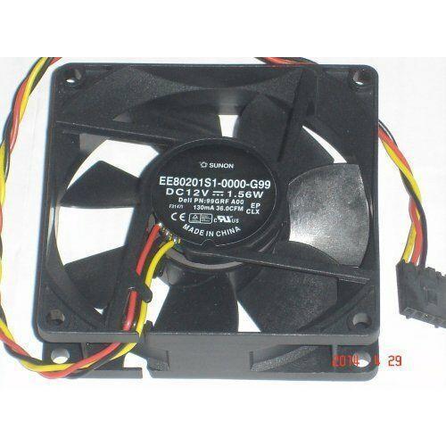 OEM 99GRF Dell OPTIPLEX 390 990 3010 CPU Fan EE80201S1-000-G99 DP/N: 099GRF - AloinfoUSA