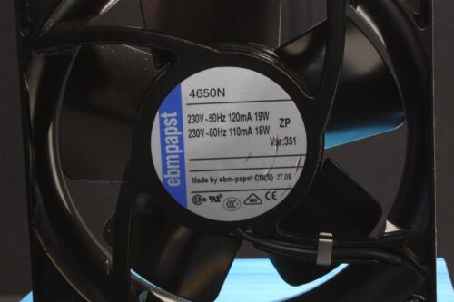 Ventilador axial EBMPAPST 4650 N CA 230 V 18 W 120 mA 120 x 120 x 38 mm SKU 218039