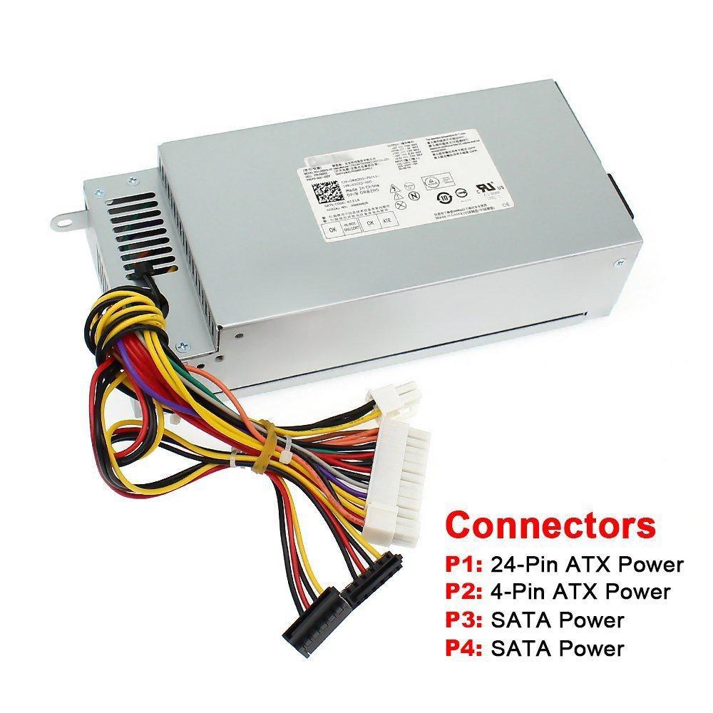 S-Union 220W Power Supply Compatible for Dell Inspiron 3647 660s Acer X1420 X3400 eMachines Gateway Series Delta DPS-220UB A Liteon H220AS-00 L220AS-00 L220NS-00 PS-5221-03DF R82HS 650WP FXV31 P3JW1 - AloinfoUSA