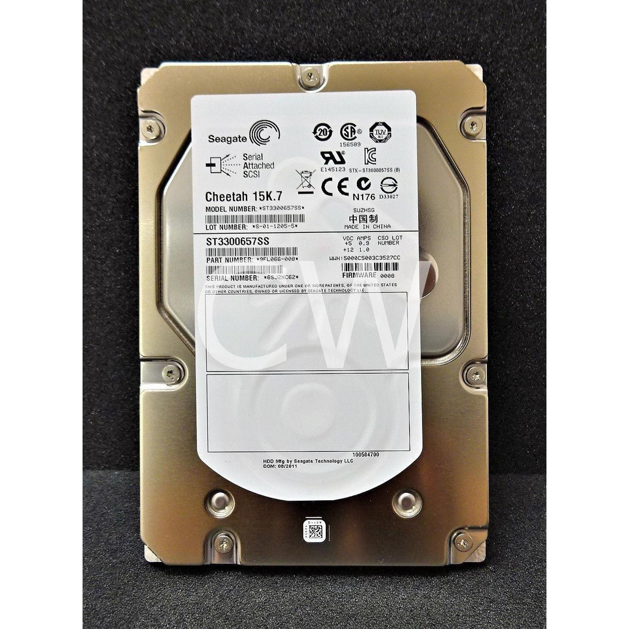 Seagate ST3300657SS 300GB 15000RPM 6Gb/s 3.5" SAS Hard Drive 715663214328 - AloinfoUSA