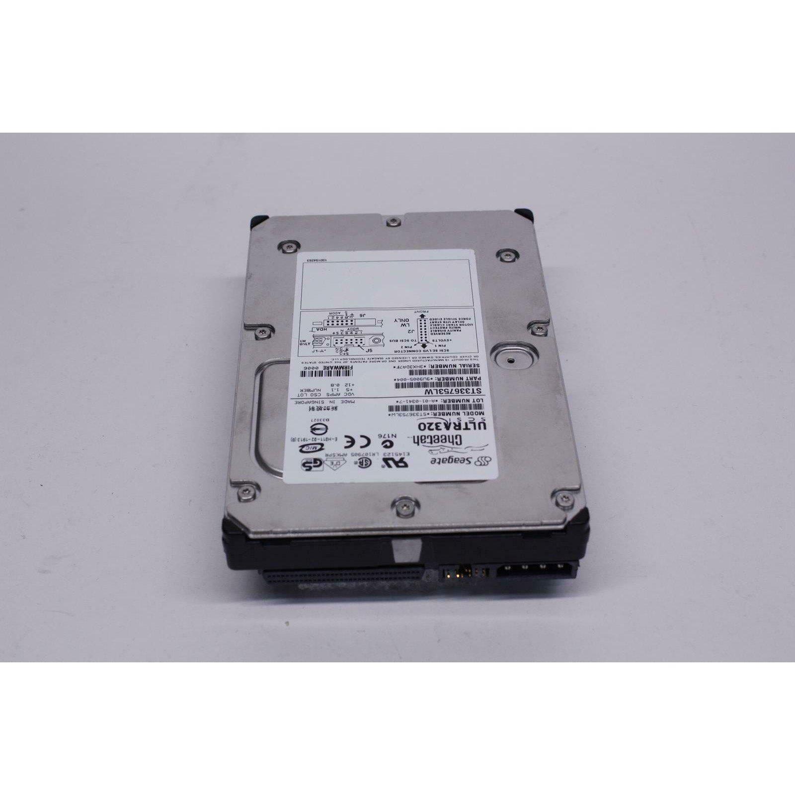SEAGATE ST336753LW - 36GB 15K 68-PIN ULTRA-320 SCSI 3.5" HDD - AloinfoUSA