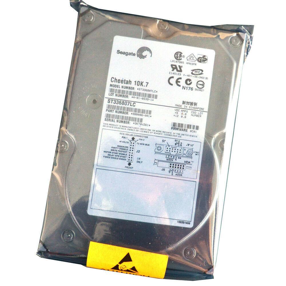 Seagate ST336807LC Cheetah 10K.7 36GB Hard Drive 3.5" Ultra 320 SCSI 10K RPM 102646276808 - AloinfoUSA
