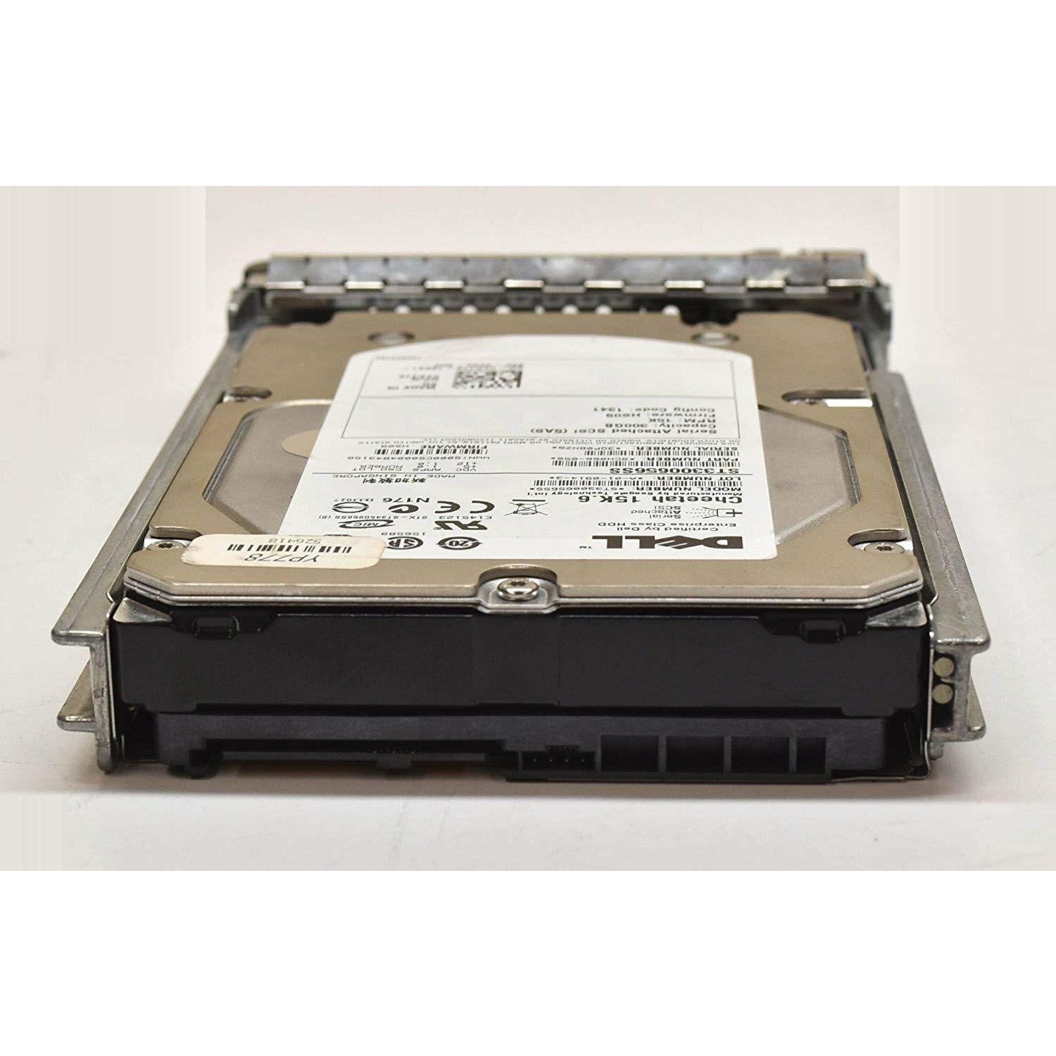 YP778 - DELL ENTERPRISE CLASS 300GB 15K SAS 3.5" 3Gbps 16MB CACHE HARD DRIVE W/TRAY F9541 COMPATIBLE WITH PowerEdge R900 R905 1900 1950 2900 2950 2970 MD1000 MD3000 MD3000i - AloinfoUSA